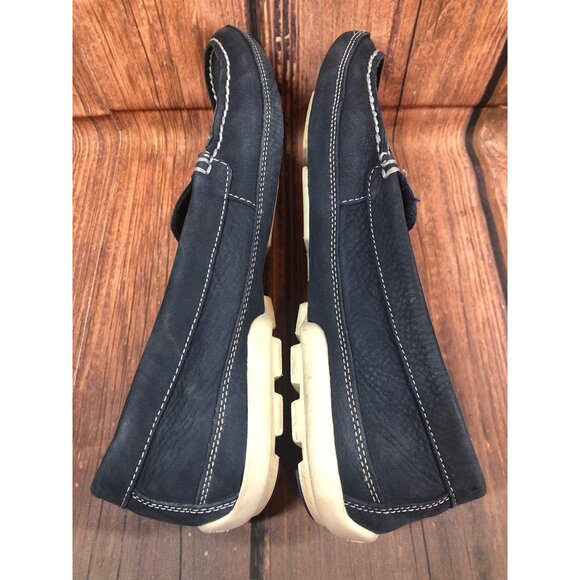 Timberland Earthkeepers Blue Leather Slip on Loafer Boat Shoes Mens 10.5 (j6b) - Picture 6 of 10